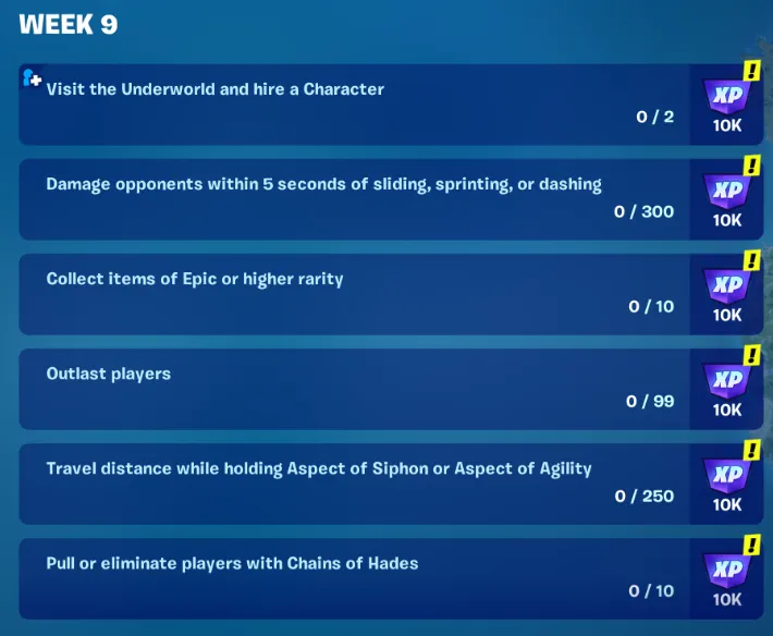 How to Complete Every Week 9 Quest in Fortnite Chapter 5 Season 2