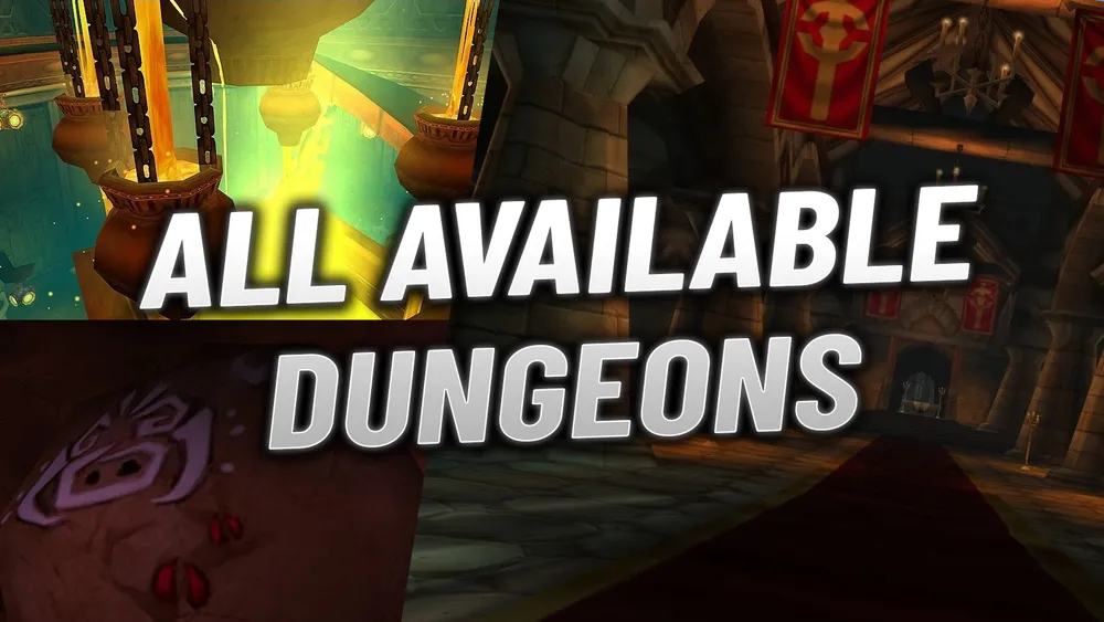 WoW Season of Discovery All Available Dungeons