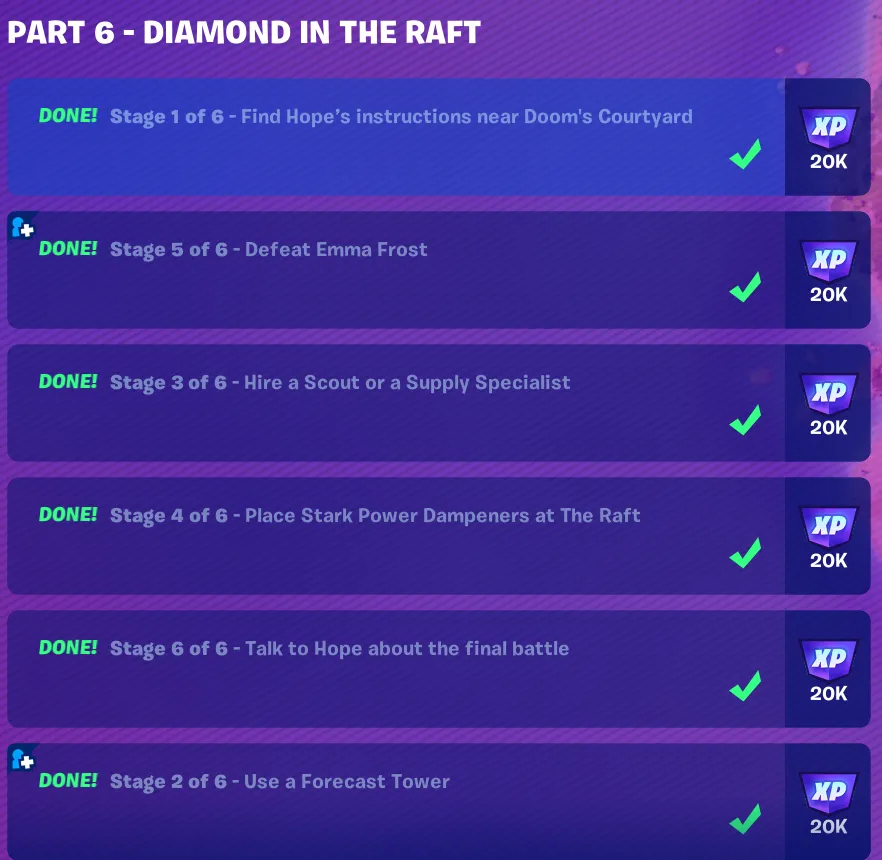 How to Complete Every 'Diamond in the Raft' Quest in Fortnite