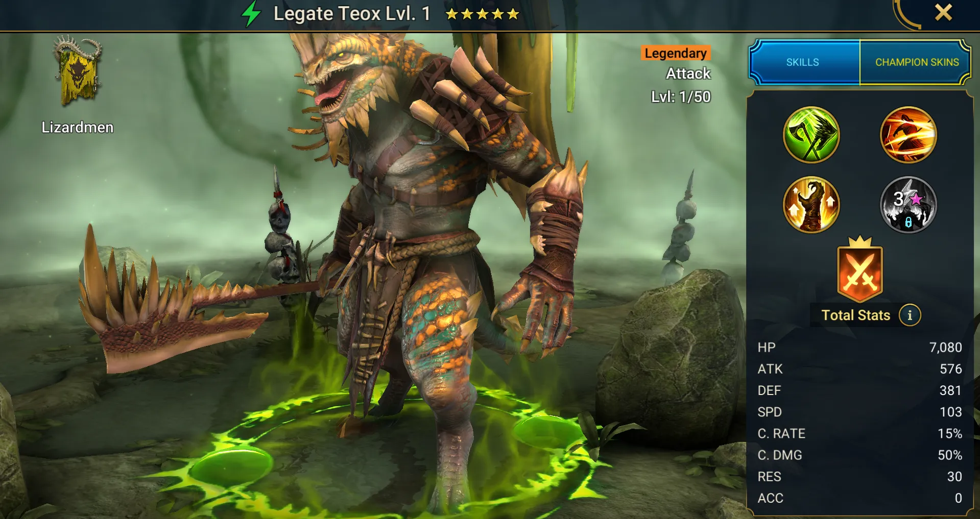 RAID Shadow Legends: Lizardmen Summon Pool Event (July 22-26) - Details