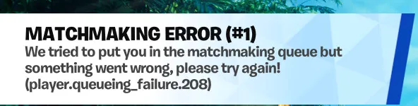 Fortnite Matchmaking Error #1: What is it and How to Fix