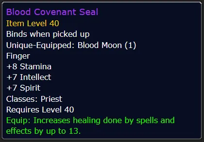 Blood Covenant Seal