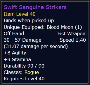 Swift Sanguine Strikers