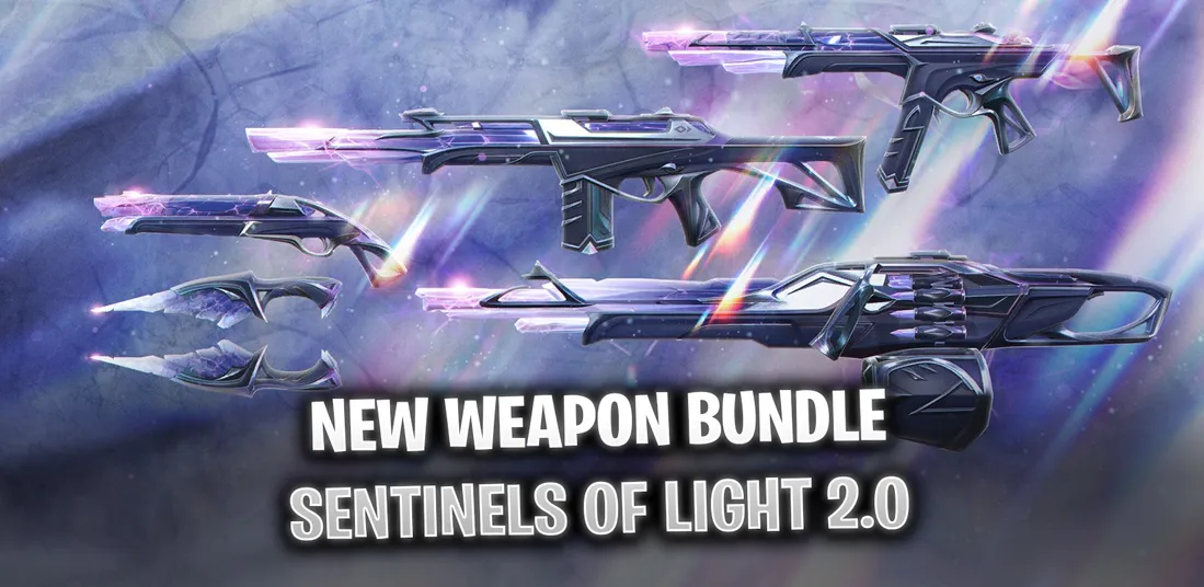 New Valorant Weapon Skin Bundle - Sentinels of Light 2.0