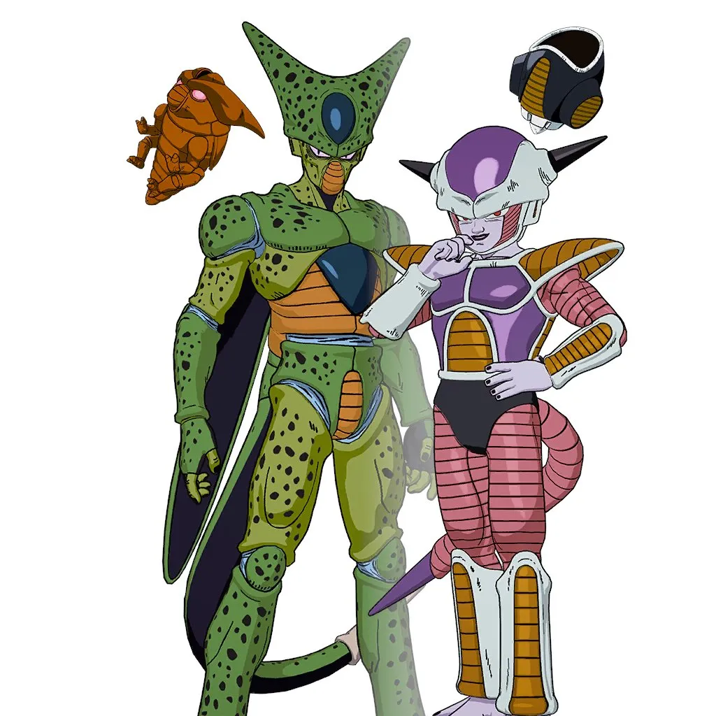 Fortnite x Dragon Ball Frieza & Cell Outfits