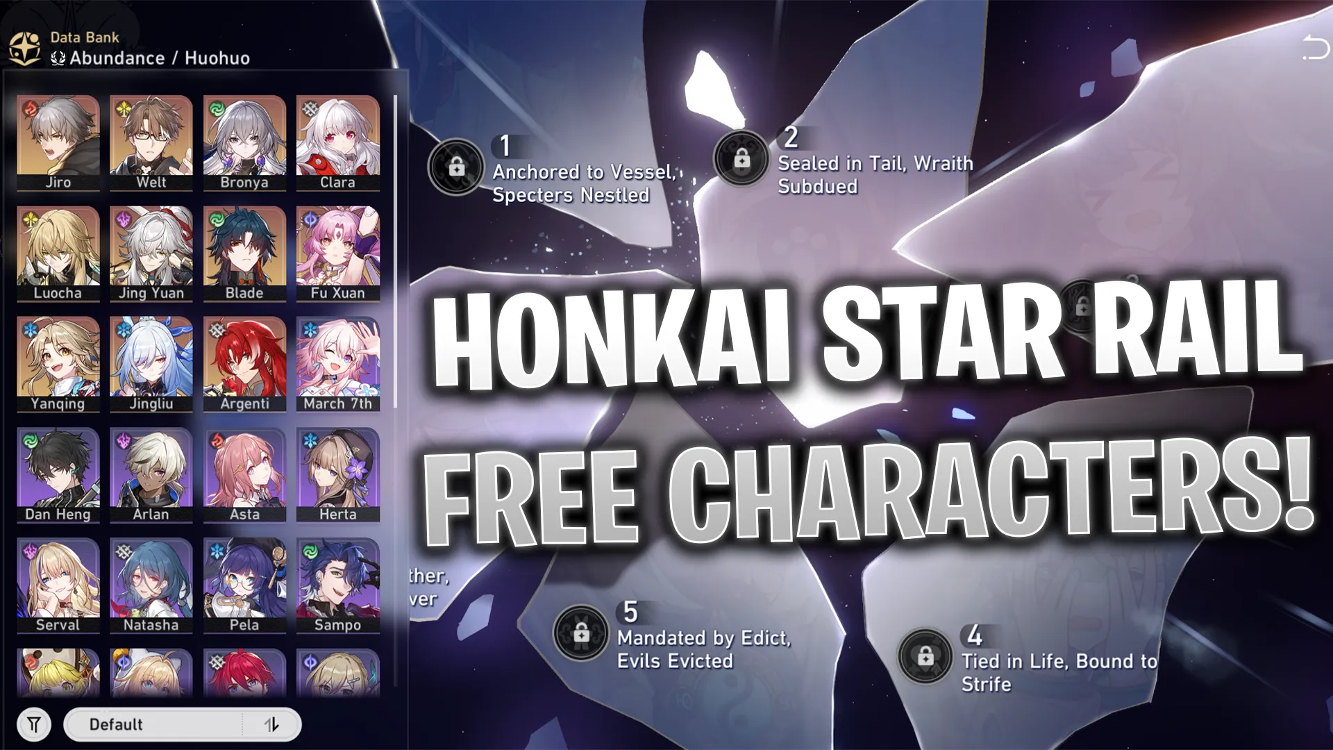 Honkai Star Rail: How to get free characters
