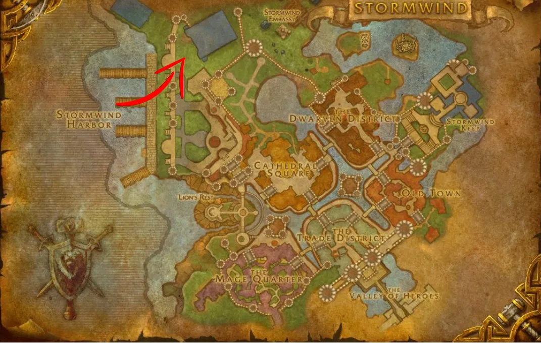 WoW Stormwind Hearthstone Event Location