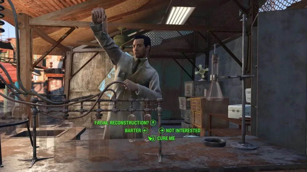 Как изменить свою внешность в Fallout 4