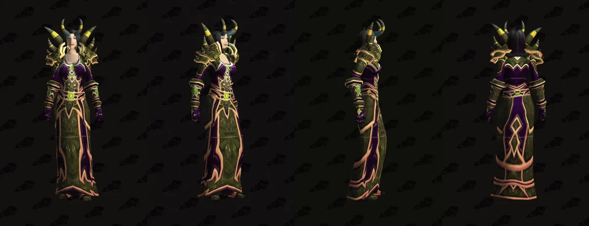 Corrupted Felheart WoW SoD Phase 4 Tier Set Recolor