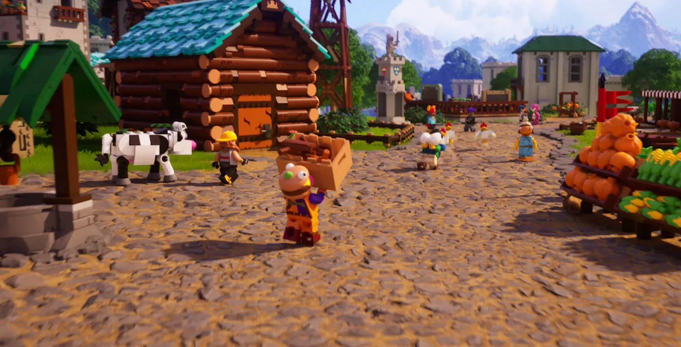 Is LEGO Fortnite split-screen co-op?