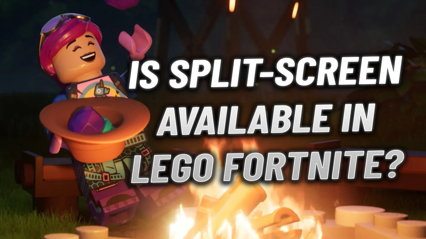 Is LEGO Fortnite split-screen co-op?