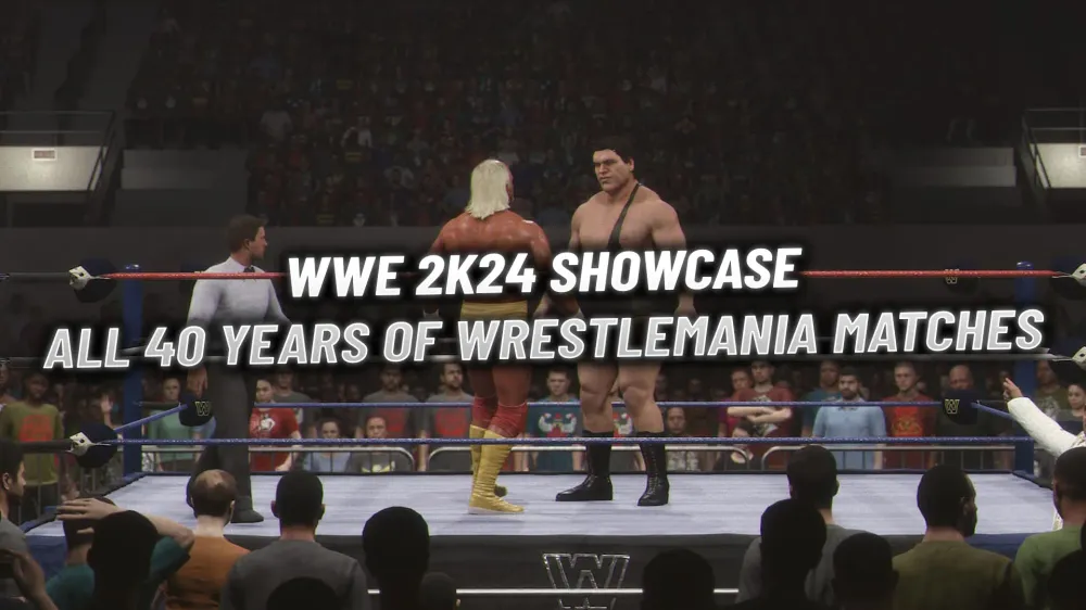 WWE 2K24 Showcase: All 40 Years of Wrestlemania Matches Complete List