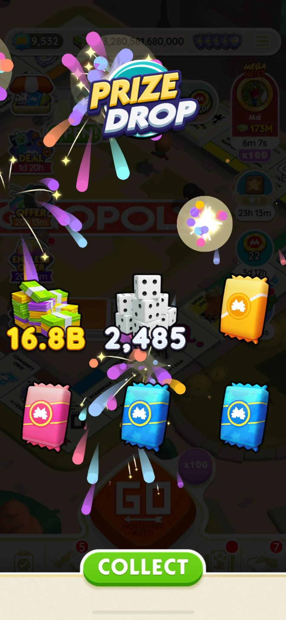 Monopoly Go: Prize Drop Rewards and Milestones (April 2024)