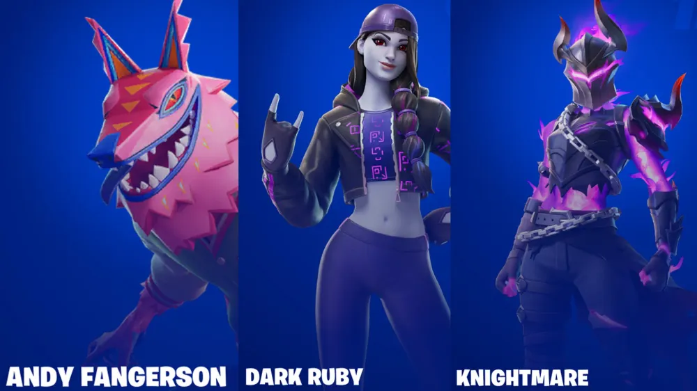 Andy Fangerson, Knightmare, and Dark Ruby Locations in Fortnite