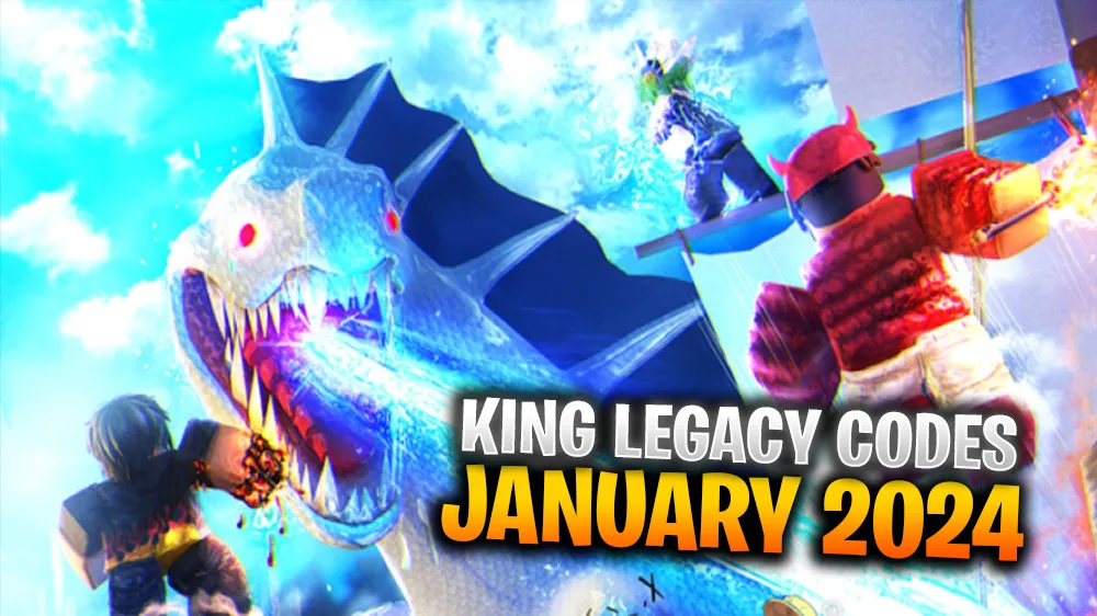 Roblox King Legacy Codes for January 2024