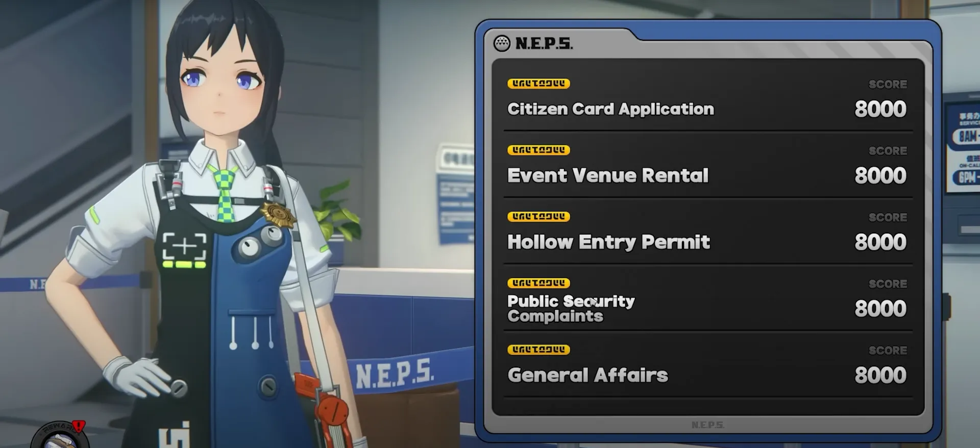 Zenless Zone Zero: Daily Life of a PubSec Officer Event Details