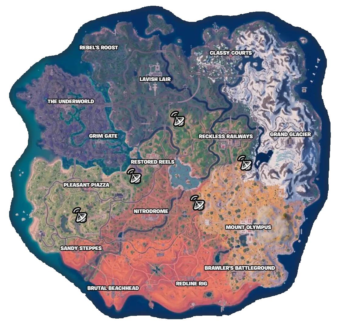 Every Storm Forecast Tower Location in Fortnite CHapter 5 Season 3.png