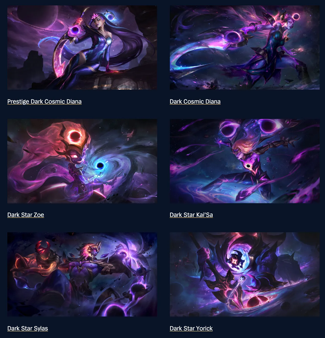 New Skins in LoL