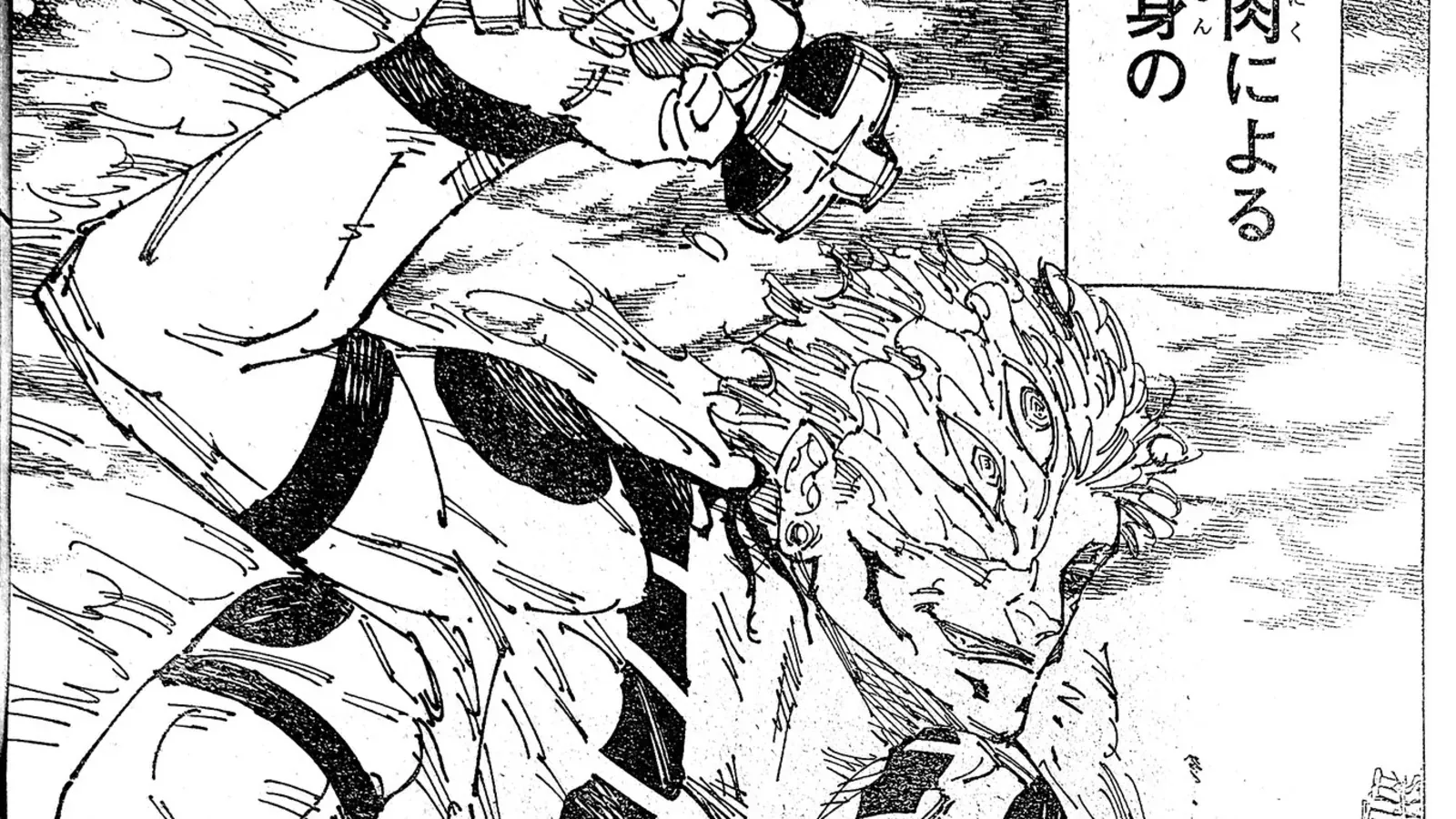Jujutsu Kaisen Manga Panel Sukuna