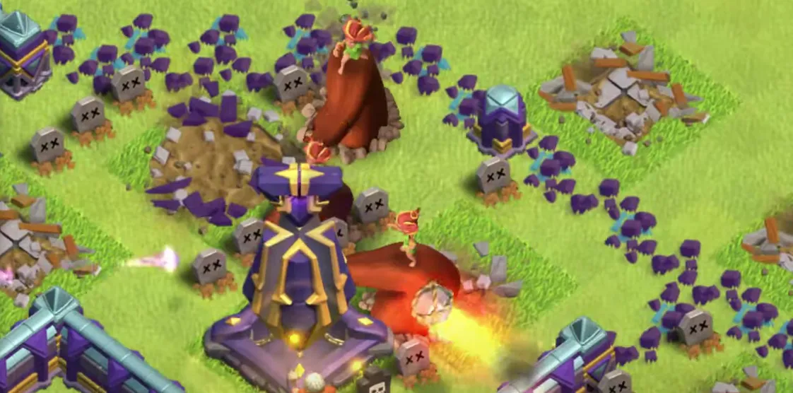 Clash of Clans Root Rider Ablities to Take Down Walls