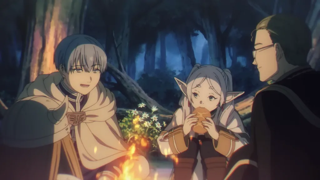 Frieren: Beyond Journey's End Anime Frieren Himmel Heiter Eisen Friends Campfire