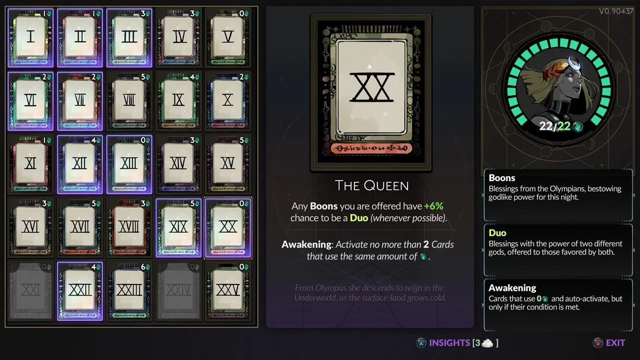 Hades 2 All Arcana Cards