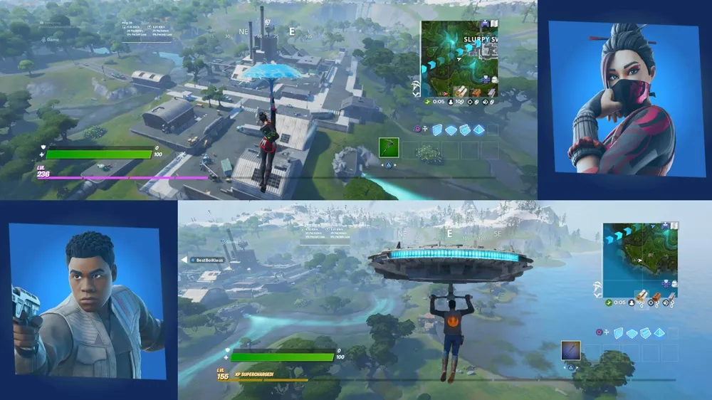 FORTNITE SPLIT SCREEN: HOW TO SPLIT SCREEN on FORTNITE (PS4/Xbox One  Tutorial Battle Royale) 