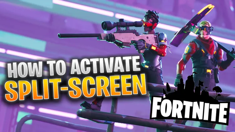 How to play split screen on Fortnite