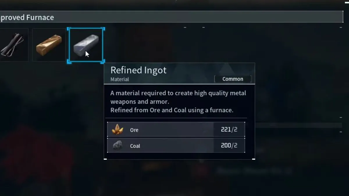 Refined Ingots in Palworld