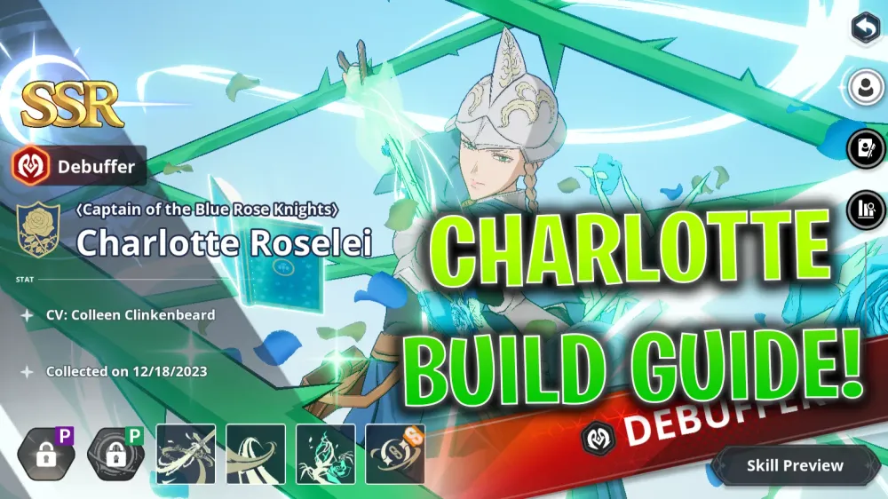 Black Clover M: Charlotte Guide, Best Build, Kit, More