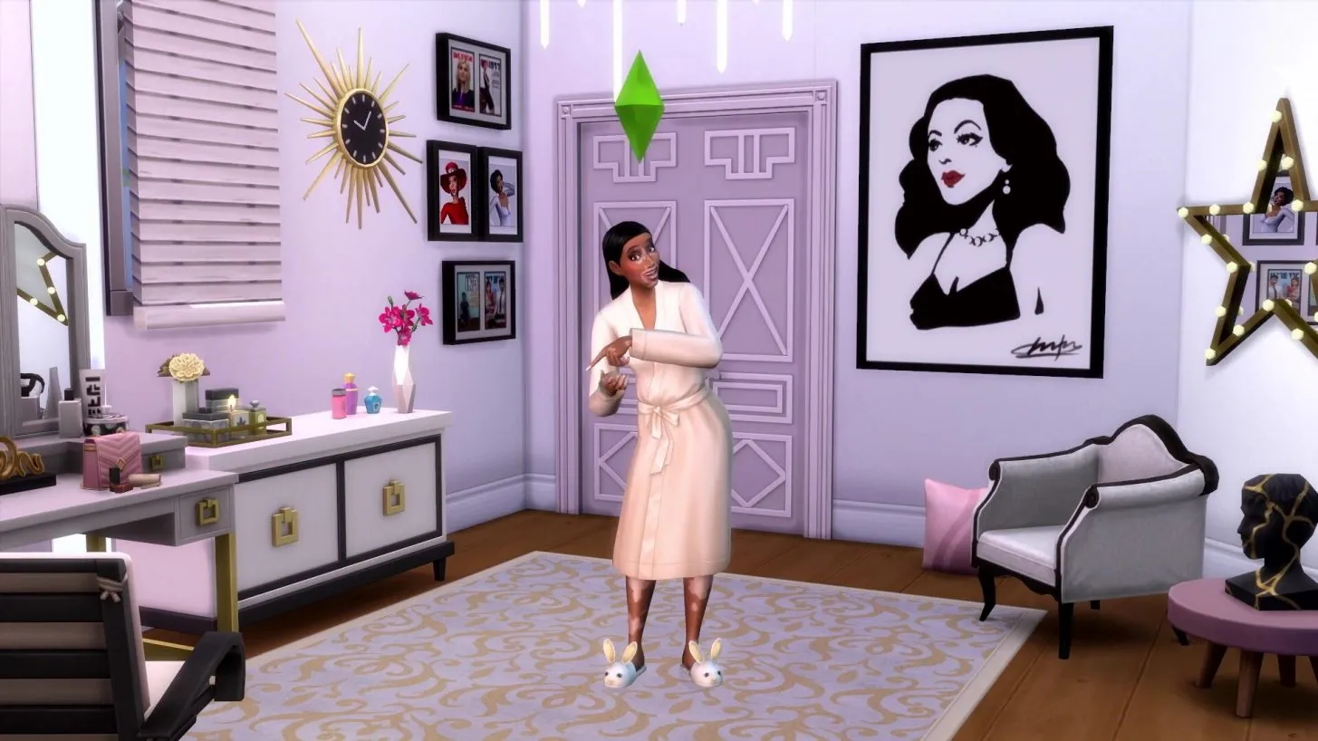 Los Sims 4 agrega la función de piel de vitíligo