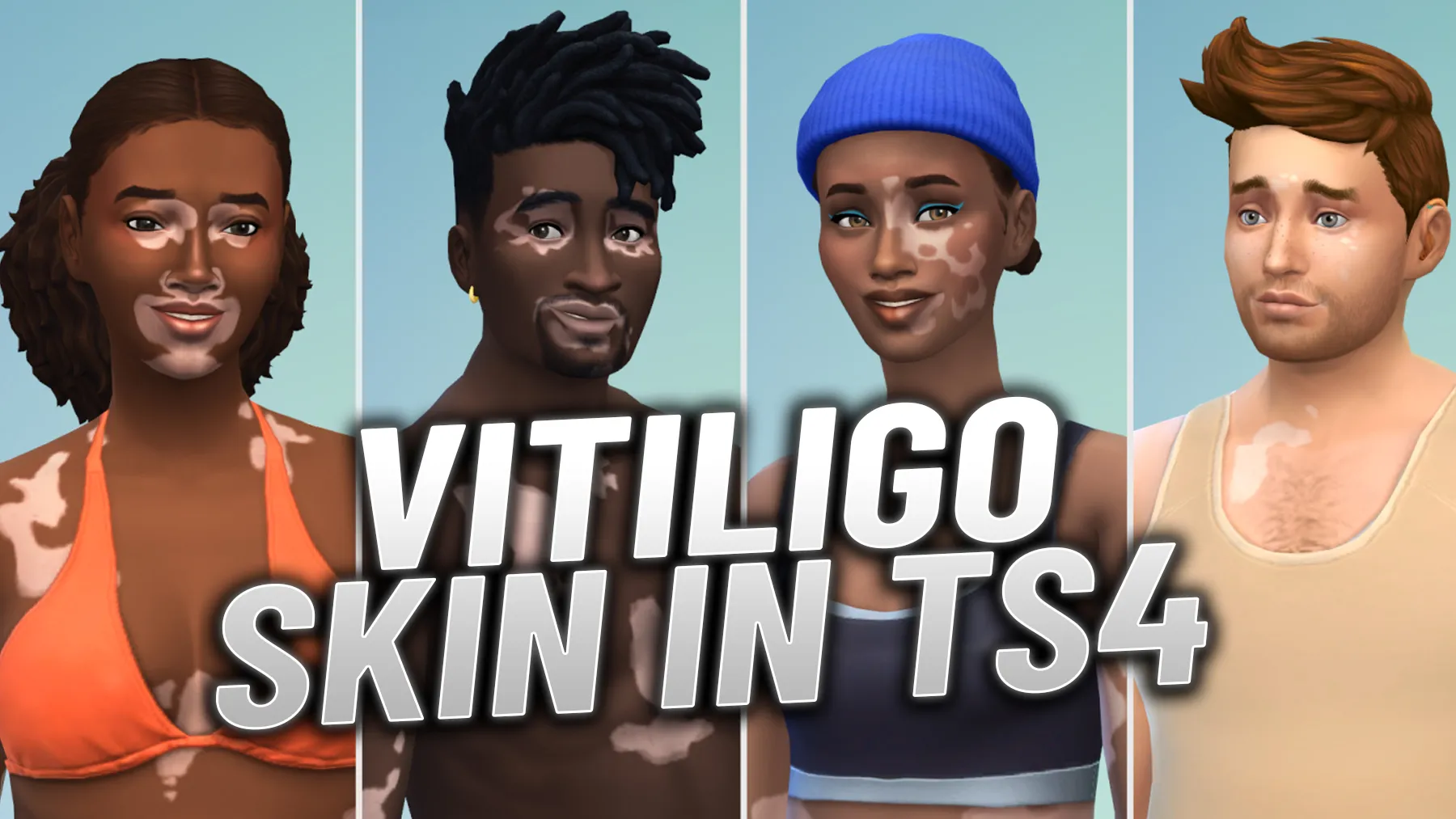 The Sims 4 Adds Vitiligo Skin Feature