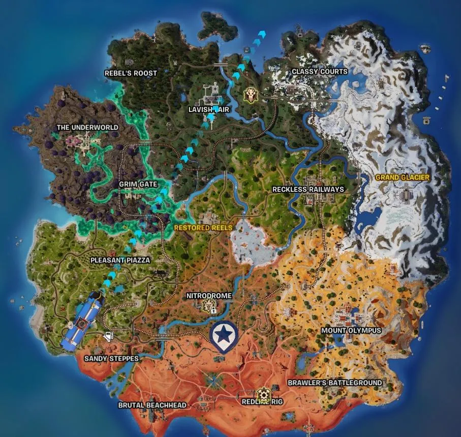 Peabody's Pea Buddies Location in Fortnite