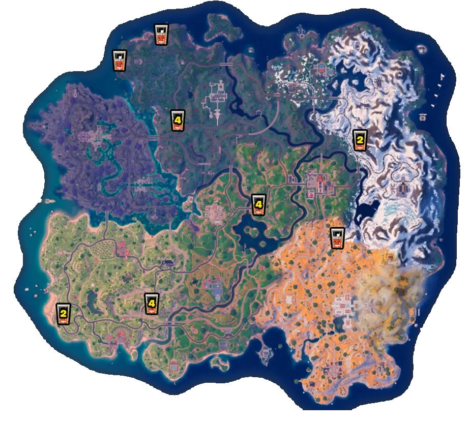 Fortnite Gas Station Locations