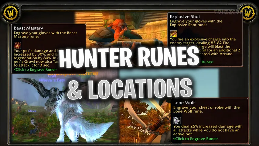 WoW Season of Discovery: All Hunter Runes & Locations So Far