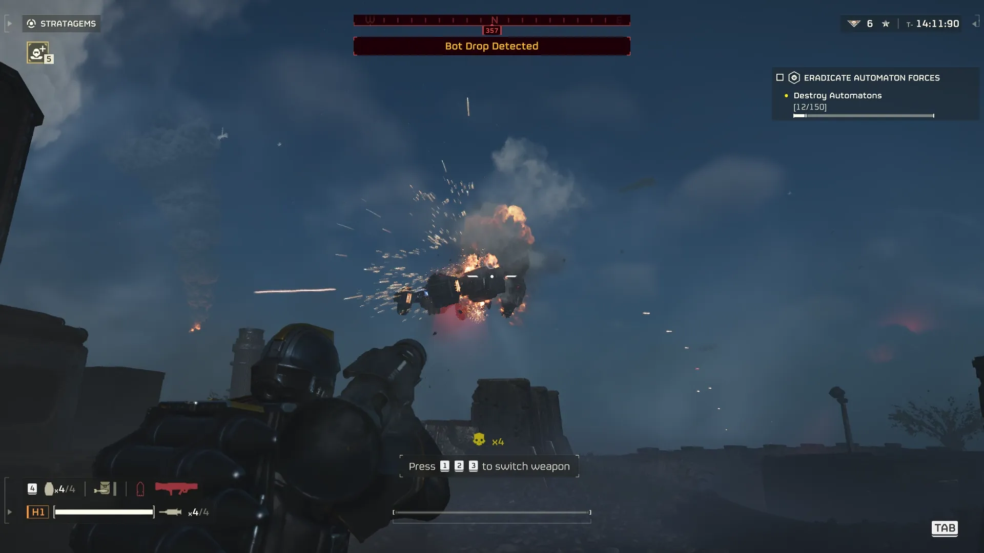 How to Destroy Automaton Dropships in Helldivers 2
