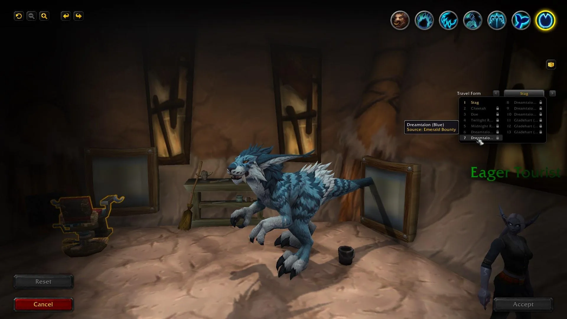 Blue Dreamtalon Form for Druids in Patch 10.2