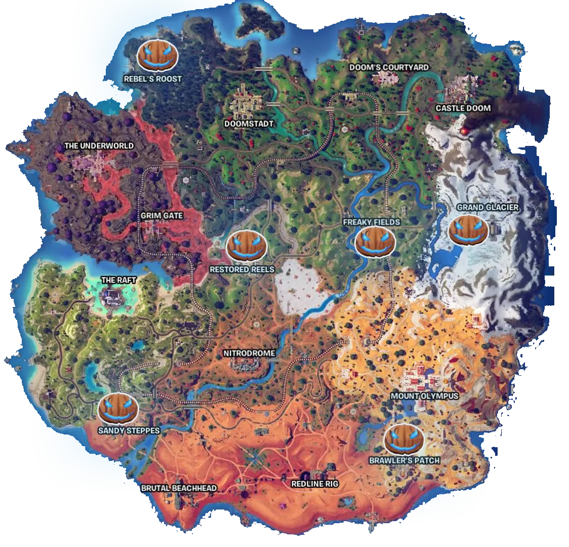 Every Ultima Carver Overgrowth Location in Fortnite.png