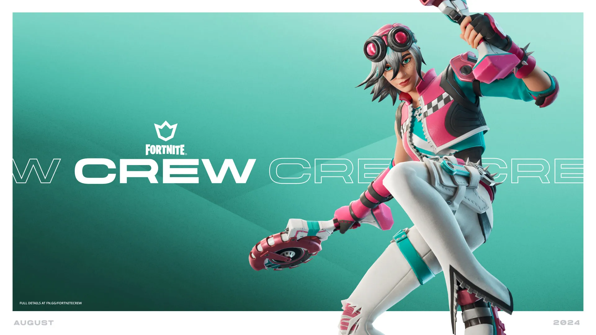 Fortnite Crew August 2024 The Operator Skin