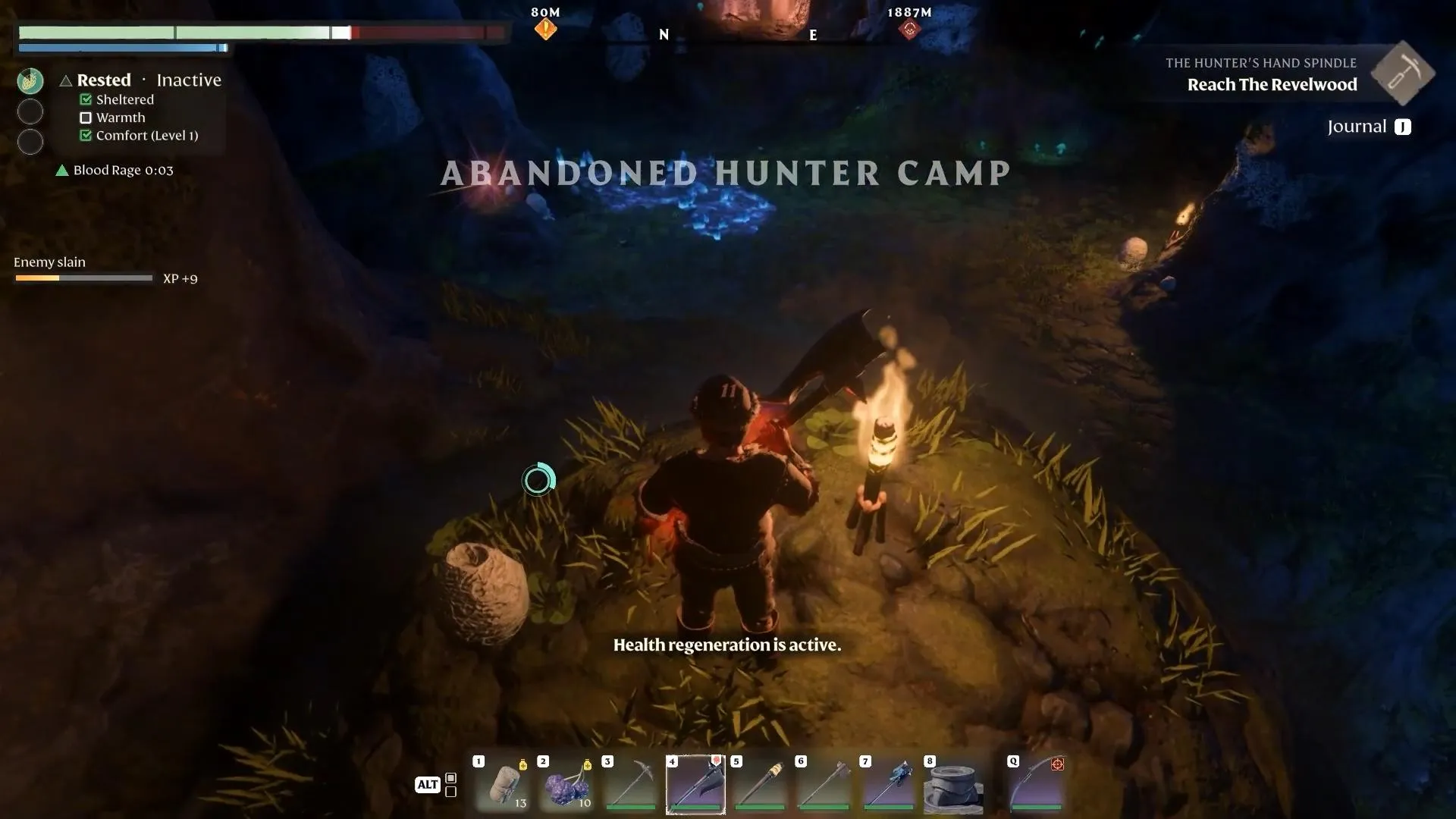 The Hunter's Hand Spindle Quest Walkthrough in Enshrouded