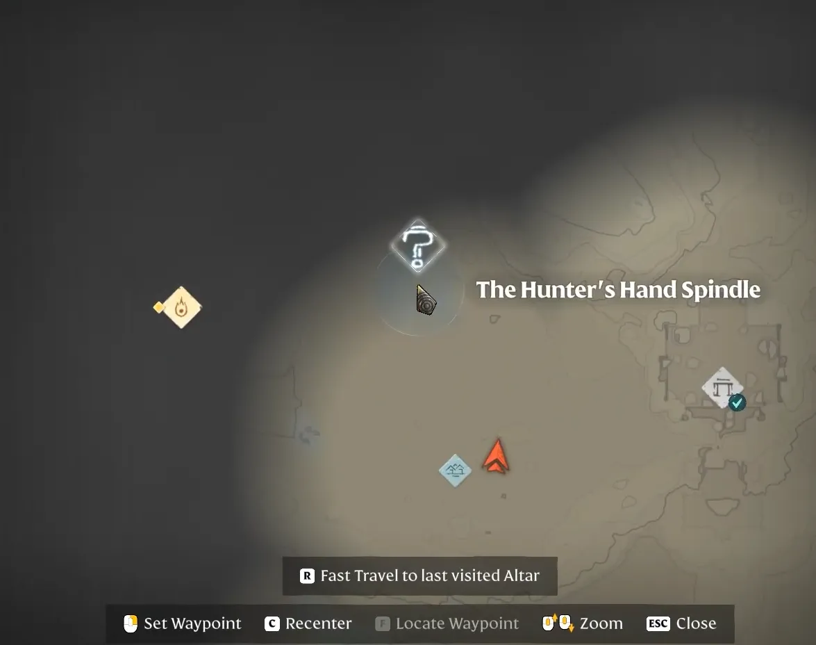 The Hunter's Hand Spindle Quest Walkthrough in Enshrouded