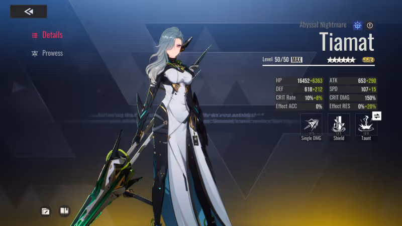 Etheria Restart: Tiamat Character Overview