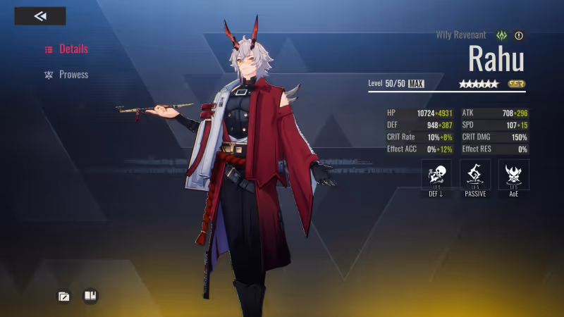 Etheria Restart: Rahu Character Overview