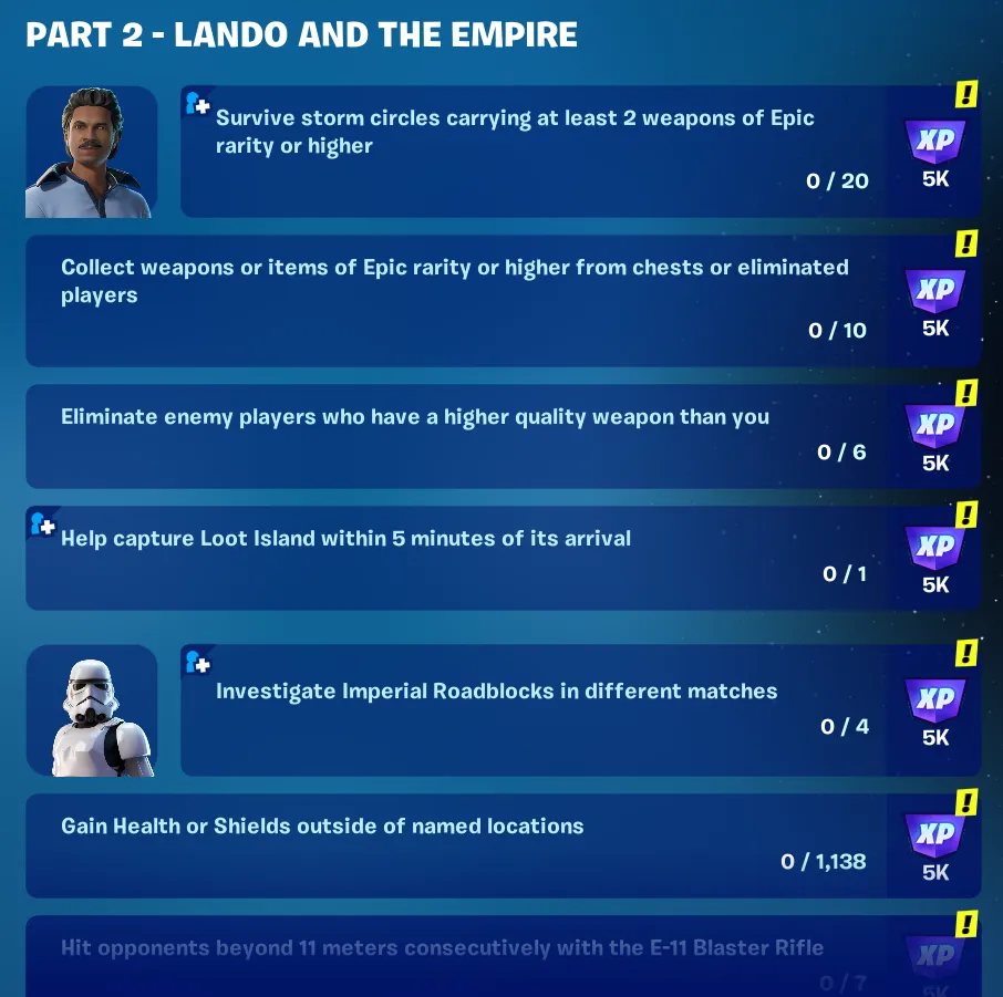 How To Complete Every 'Lando and the Empire' Quest in Fortnite