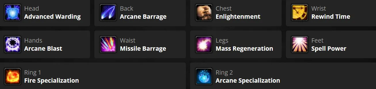 Arcane Healer Runes