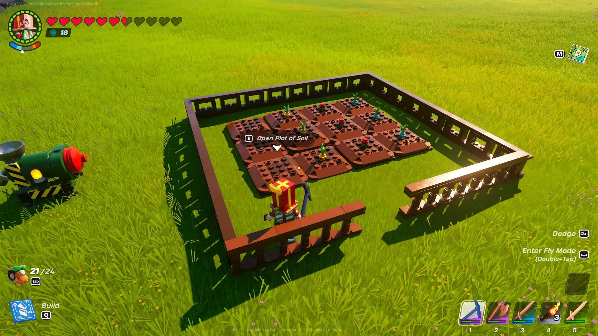 How To Make A Garden in LEGO Fortnite