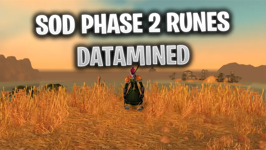 WoW Season of Discovery Phase 2 Runes Datamined