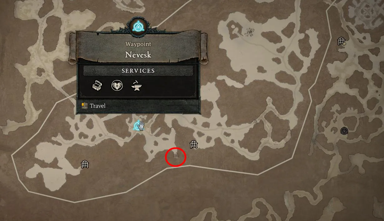 Diablo 4 Nevesk Silent Chest Location