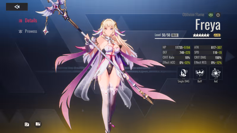 Etheria Restart: Freya Character Overview