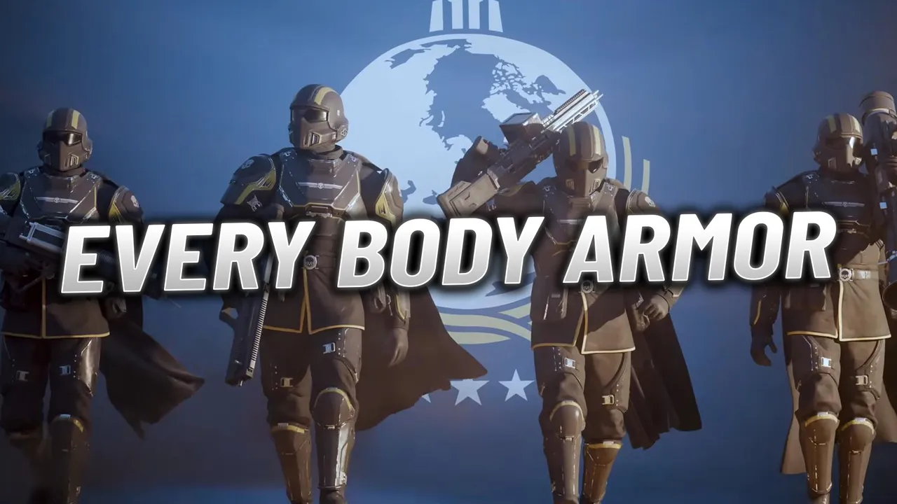 Helldivers 2: Every Armor List